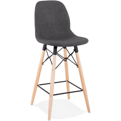 Tabouret snack GALACTIK MINI gris style scandinave – mi-hauteur