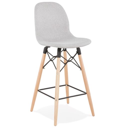 Tabouret snack GALACTIK MINI mi-hauteur gris clair