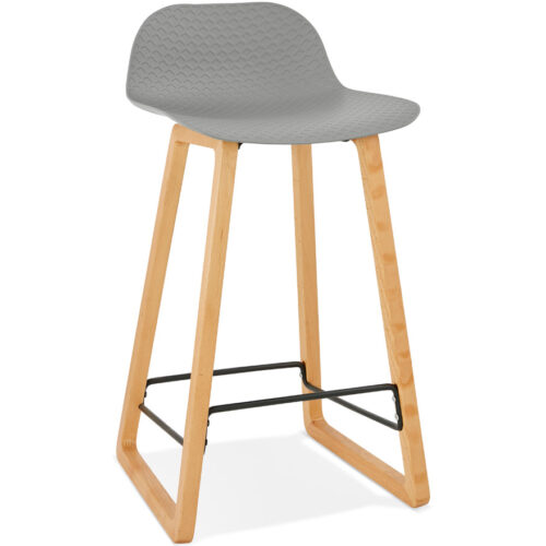 Tabouret snack MAKI MINI gris, style scandinave