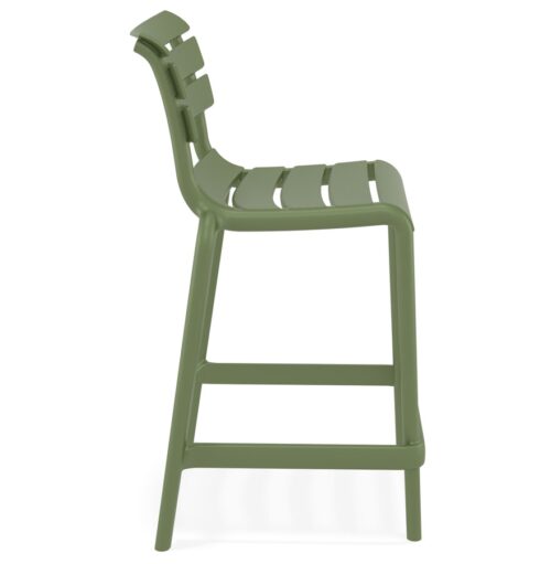 Tabouret snack NOBU MINI vert Plastique mi hauteur 2