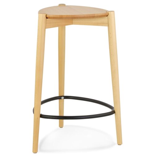 Tabouret snack TIARA MINI frêne naturel - Mi-hauteur