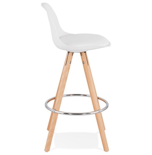 Tabouret snack blanc TATAMI MINI mi hauteur 2