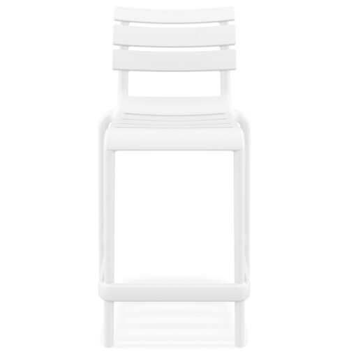 Tabouret snack blanc mi hauteur NOBU MINI plastique 1