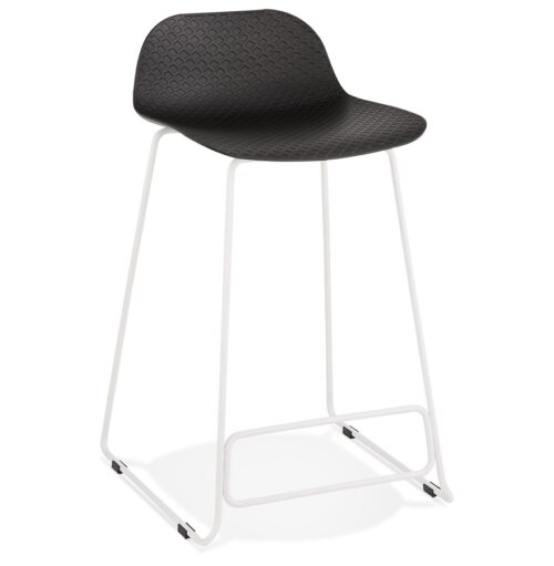 Tabouret snack mi-hauteur BABYLOS MINI noir