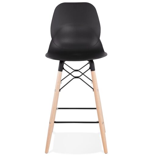 Tabouret snack mi hauteur COSMIK MINI noir style scandinave 1