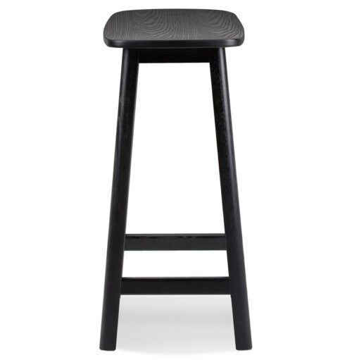 Tabouret snack mi hauteur DUMAS MINI bois noir 2