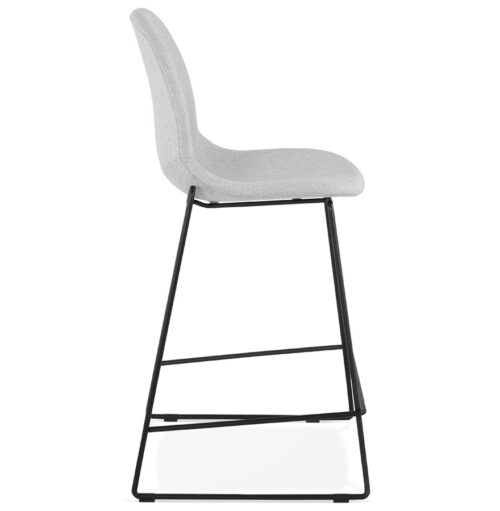 Tabouret snack mi hauteur EKTOR MINI gris clair empilable 2