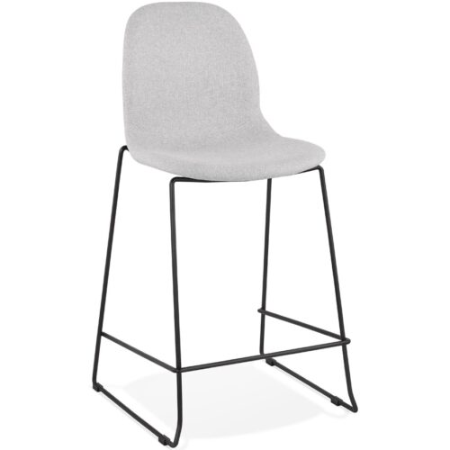 Tabouret snack mi-hauteur EKTOR MINI gris clair empilable