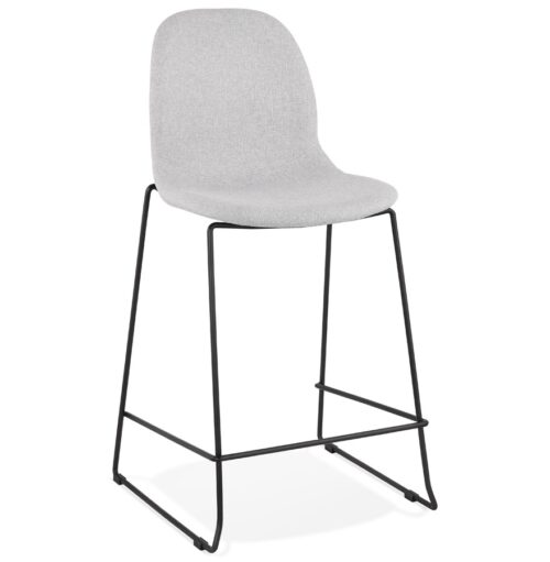 Tabouret snack mi-hauteur EKTOR MINI gris clair empilable