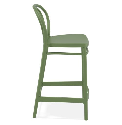 Tabouret snack mi hauteur FERDINAND MINI vert polyvalent 2