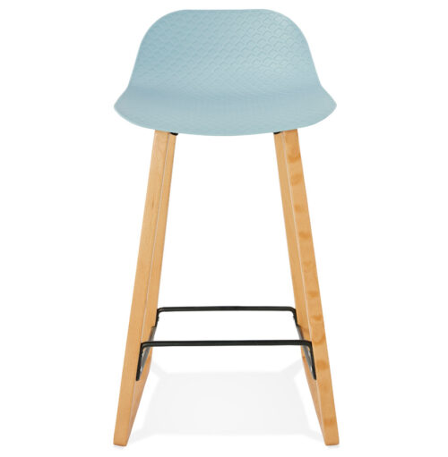 Tabouret snack mi hauteur MAKI MINI bleu Style scandinave unique 1