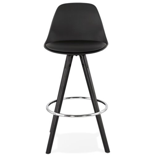 Tabouret snack mi hauteur MISTIK MINI noir Elegance en hauteur 1