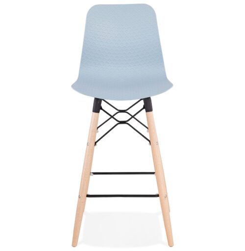 Tabouret snack mi hauteur MOZAIK MINI bleu — style scandinave 1