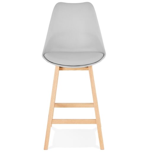 Tabouret snack mi hauteur gris CAMILA MINI Style scandinave 1