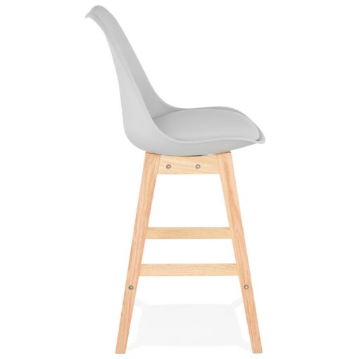 Tabouret snack mi hauteur gris CAMILA MINI Style scandinave 2