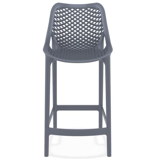 Tabouret snack mi hauteur gris fonce BROZER MINI 1