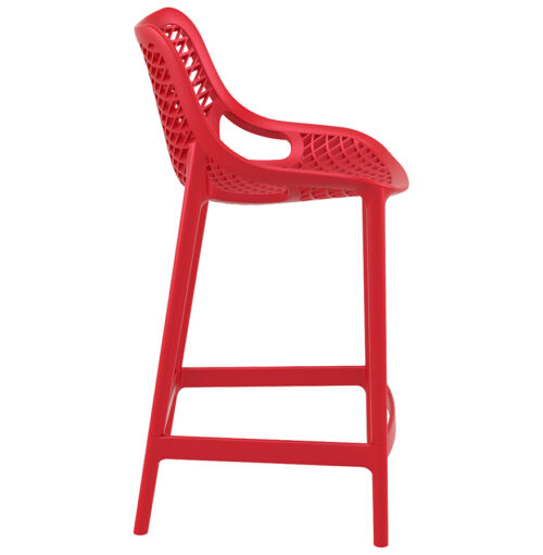 Tabouret snack mi hauteur rouge BROZER MINI 1