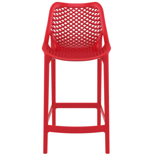 Tabouret snack mi hauteur rouge BROZER MINI 2