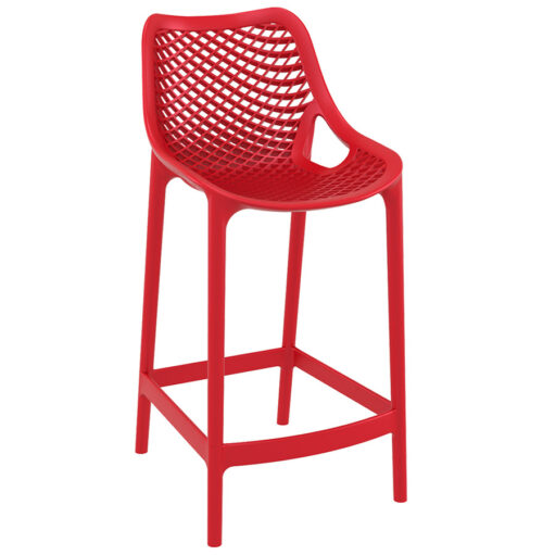 Tabouret snack mi-hauteur rouge BROZER MINI