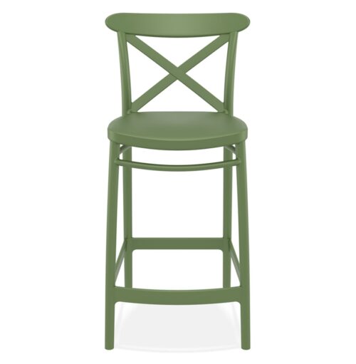 Tabouret snack vert style retro BERLIOZ MINI 1