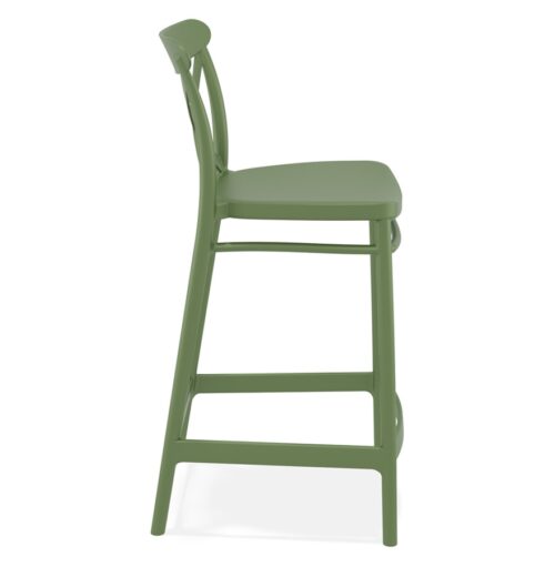 Tabouret snack vert style retro BERLIOZ MINI 2