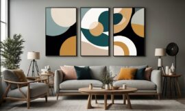 Comment intégrer un tableau triptyque dans votre décoration moderne