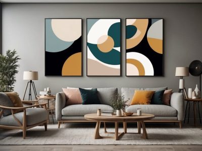 Comment intégrer un tableau triptyque dans votre décoration moderne